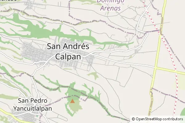 Karte San Andrés Calpan