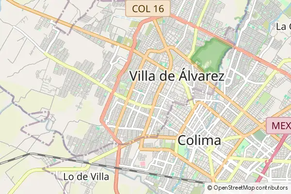 Karte Villa de Alvarez