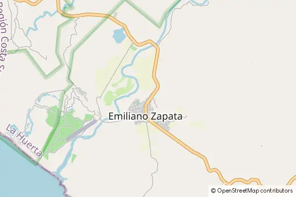 Karte Emiliano Zapata