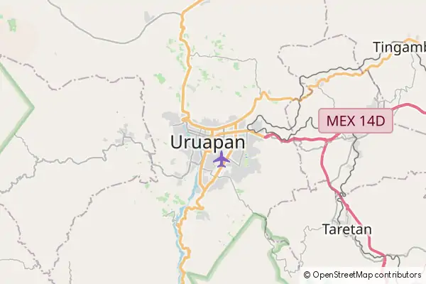 Karte Uruapan