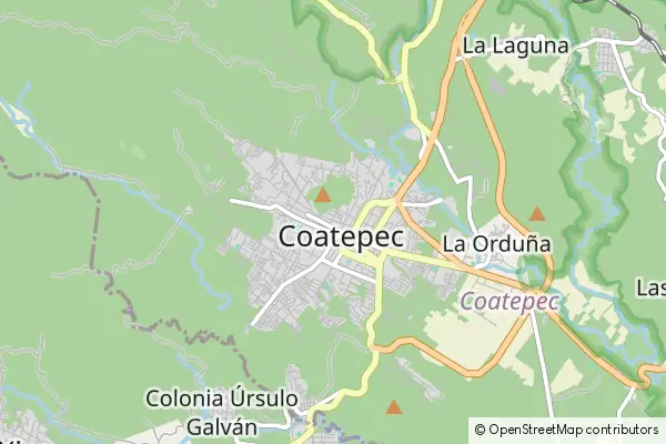 Karte Coatepec