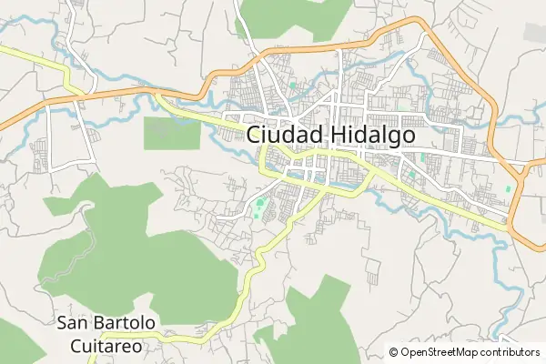 Karte Ciudad Hidalgo