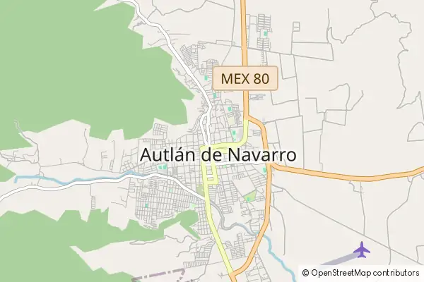 Karte Autlán de Navarro