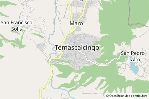 Karte Temascalcingo