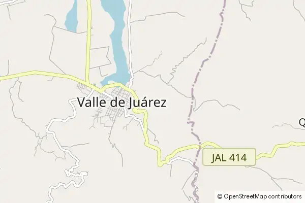 Karte Valle de Juárez