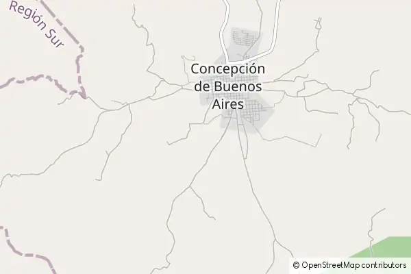 Karte Concepción de Buenos Aires