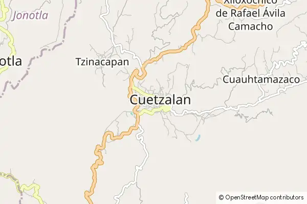 Karte Cuetzalan