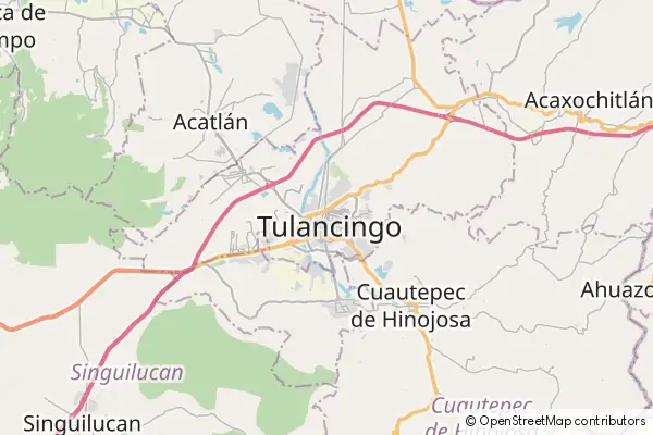 Karte Tulancingo