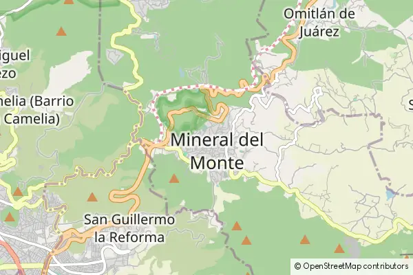 Karte Mineral del Monte