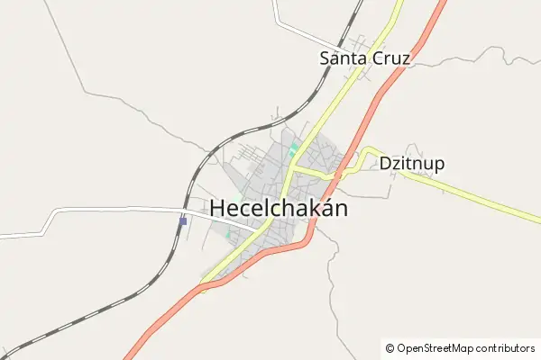Karte Hecelchakán