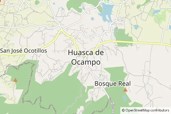 Karte Huasca de Ocampo