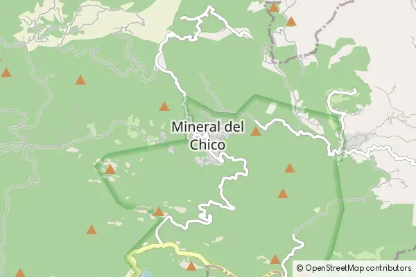 Karte Mineral del Chico