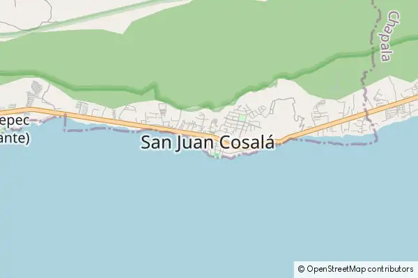Karte San Juan Cosalá