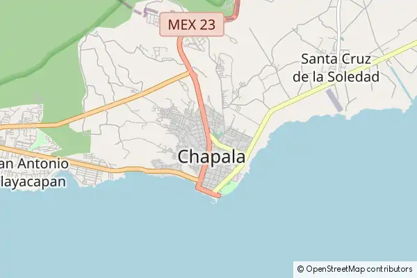 Karte Chapala