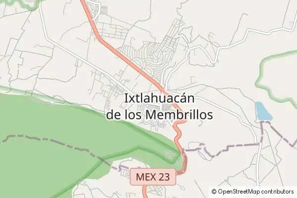 Karte Ixtlahuacán de los Membrillos