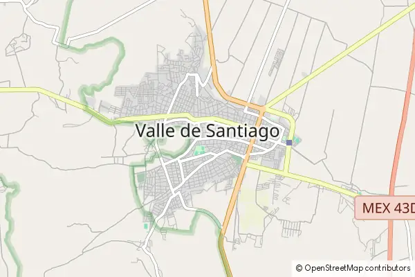 Karte Valle de Santiago