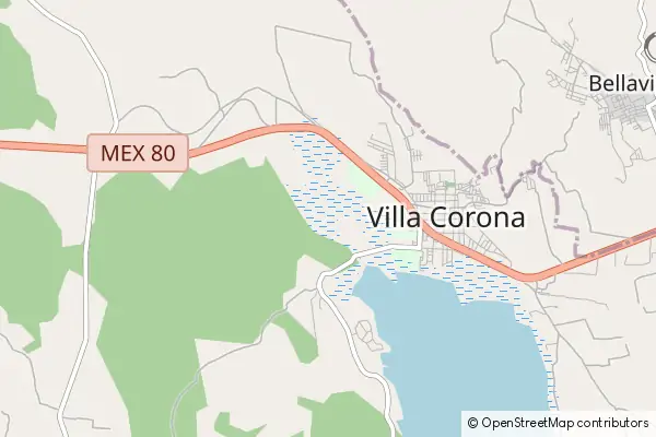 Karte Villa Corona