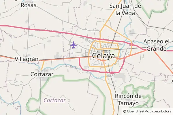 Karte Celaya