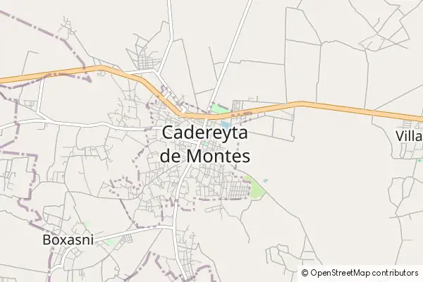 Karte Cadereyta de Montes