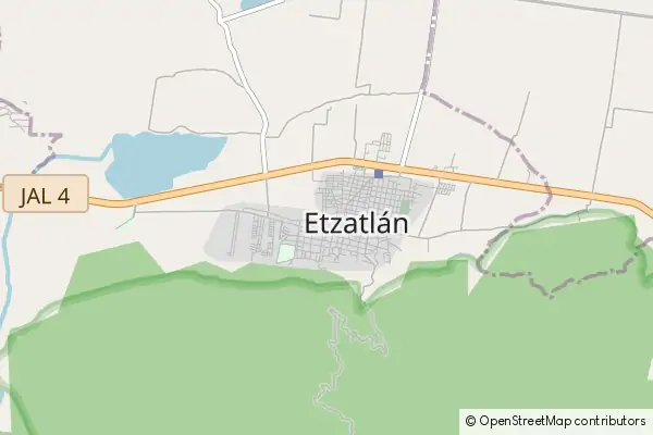 Karte Etzatlán