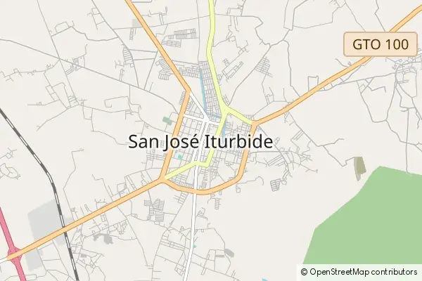 Karte San José Iturbide