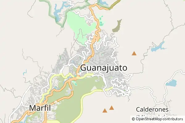 Karte Guanajuato