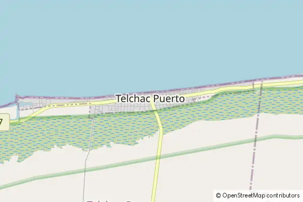 Karte Telchac Puerto