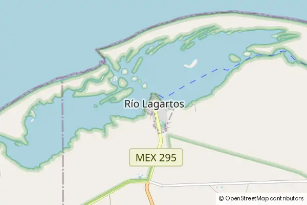 Karte Río Lagartos