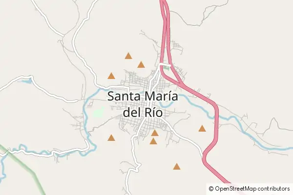 Karte Santa María del Río