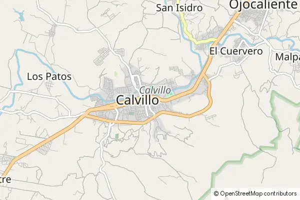 Karte Calvillo