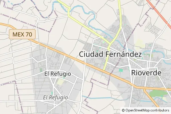 Karte Ciudad Fernández