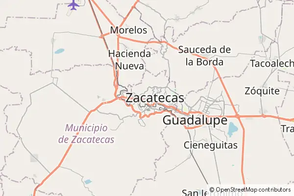 Karte Zacatecas