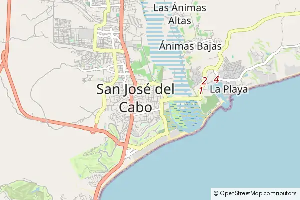 Karte San José del Cabo