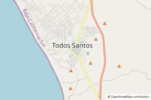 Karte Todos Santos