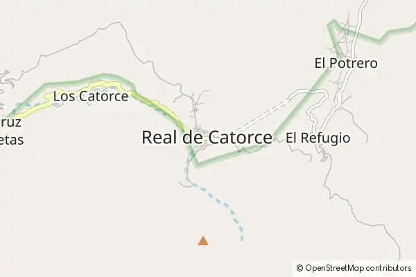 Karte Real de Catorce