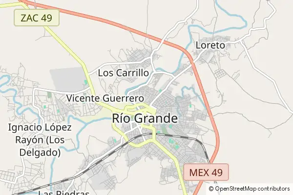 Karte Río Grande