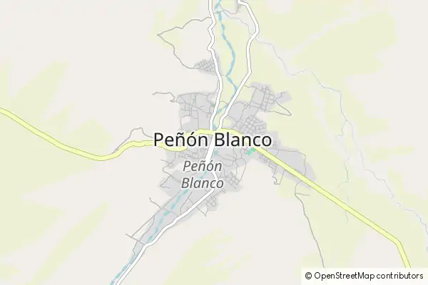 Karte Peñón Blanco