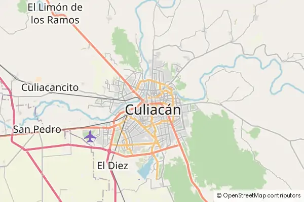Karte Culiacán