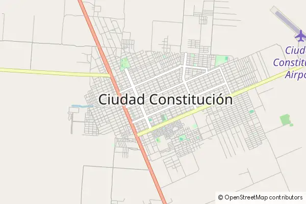 Karte Ciudad Constitución