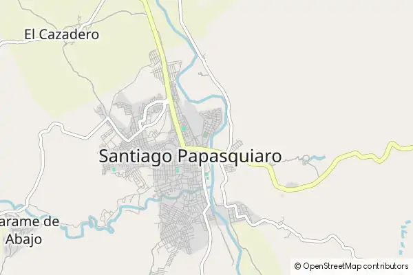 Karte Santiago Papasquiaro