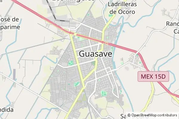 Karte: Guasave • © OpenStreetMap contributors Karte Guasave