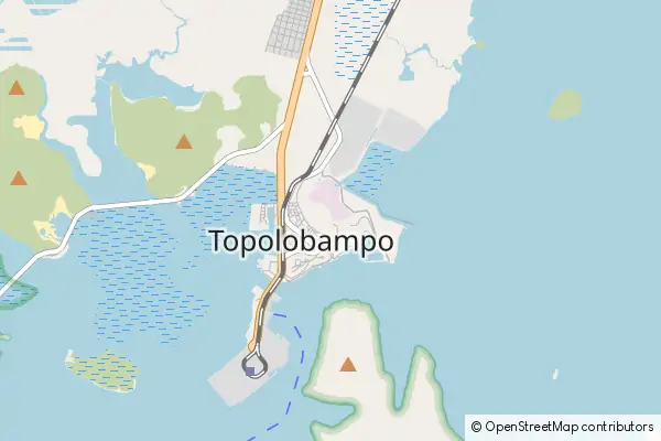 Karte Topolobampo