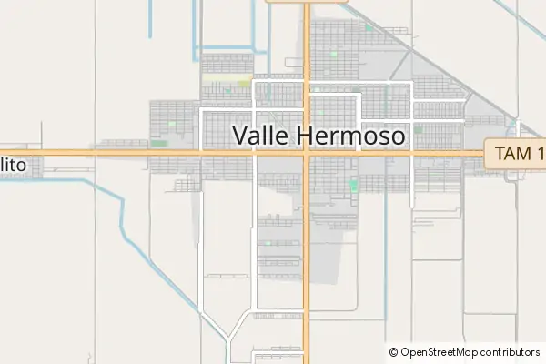 Karte Valle Hermoso