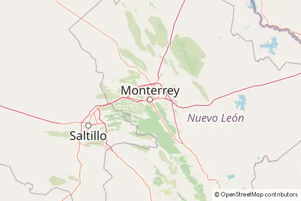 Karte Monterrey