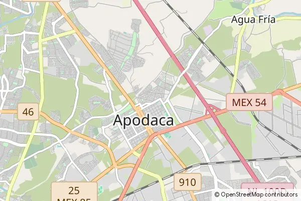 Karte Apodaca