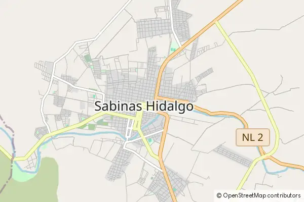 Karte Sabinas Hidalgo