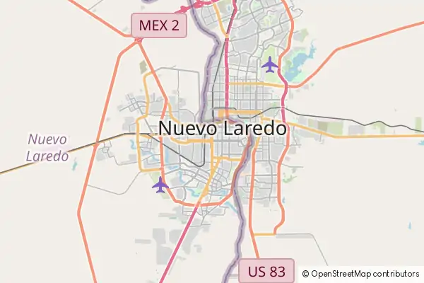 Karte Nuevo Laredo