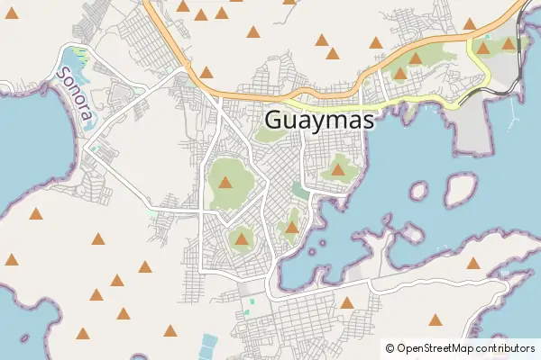 Karte Guaymas