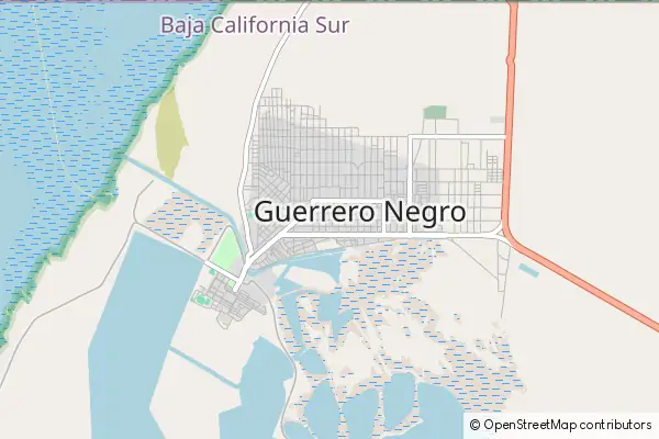 Karte Guerrero Negro