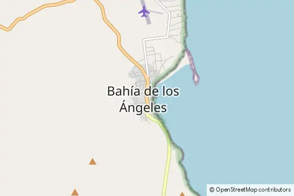 Karte Bahía de los Ángeles